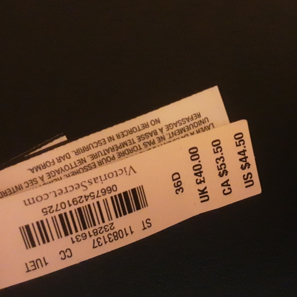 NWT RED LACE 36D BRA - Picture 3 of 4